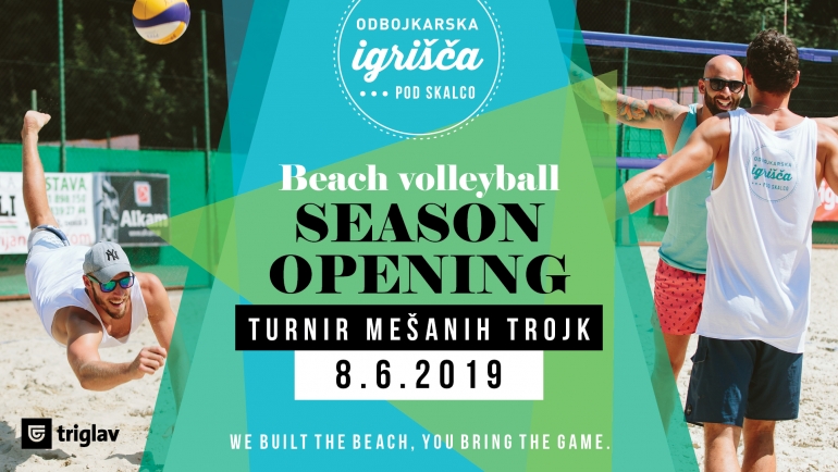 Beach volleyball season opening