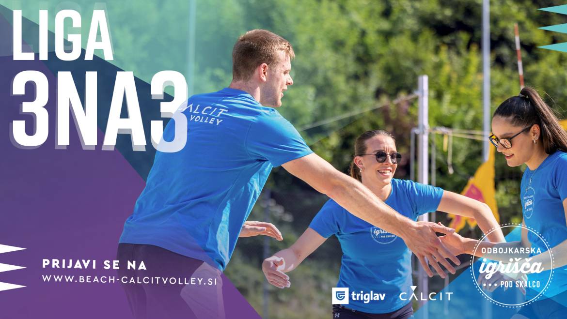 Kamniška »LIGA 3na3« v odbojki na mivki